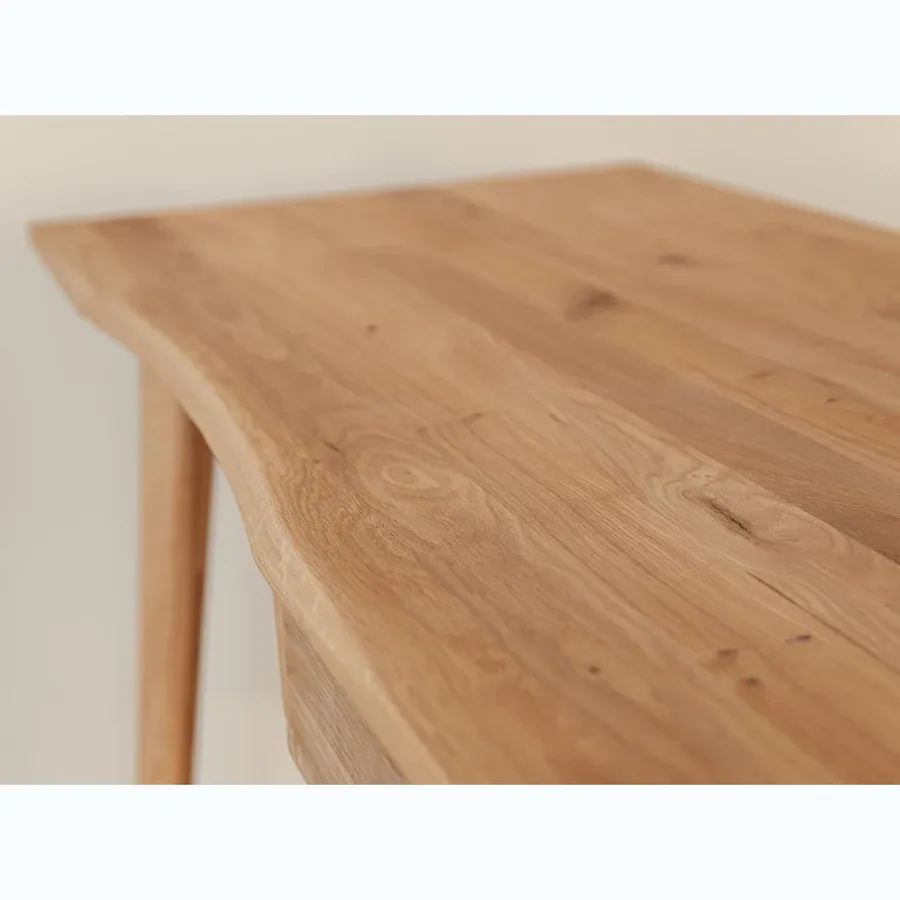 uredski stol simona 120x55 cm, materijal: masivno drvo hrast - slika 4