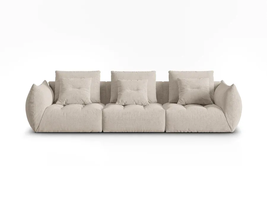 Bloom sofa, 4 sjedala, 332x106 cm, Materijal: Strukturirana tkanina - Čakovec, Čakovec-zapad
