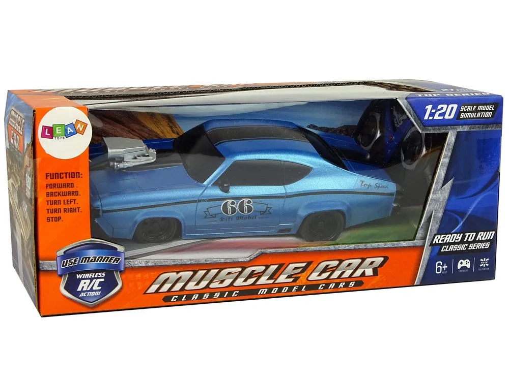 auto na daljinsko upravljanje classic 1:20 - plavi - slika 4