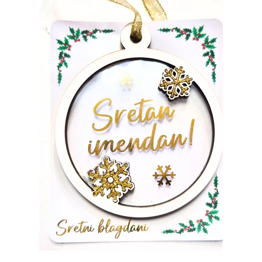 kuglice za bor s porukom - slika 16
