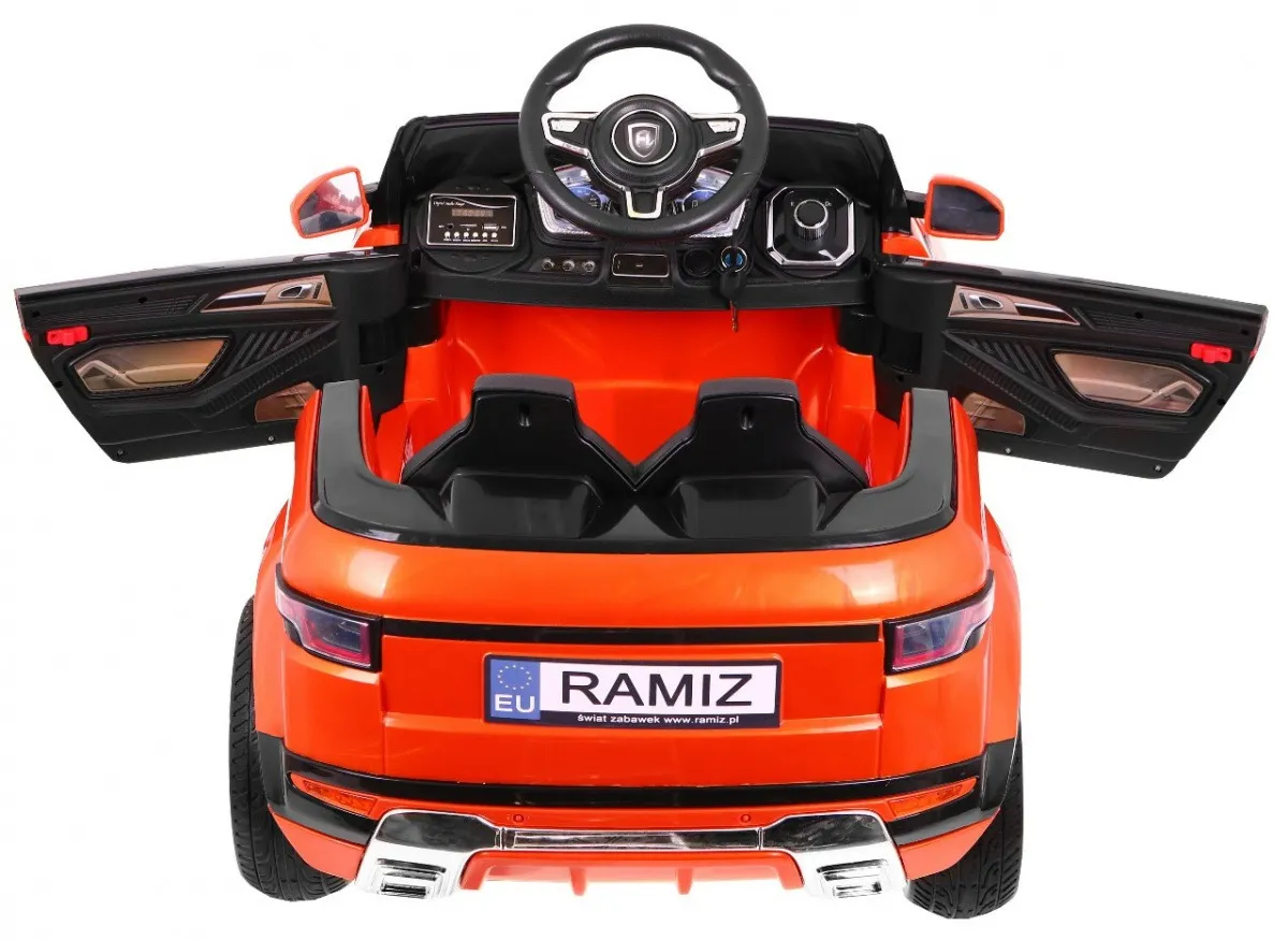 auto na akumulator rapid racer - narančasti - slika 5