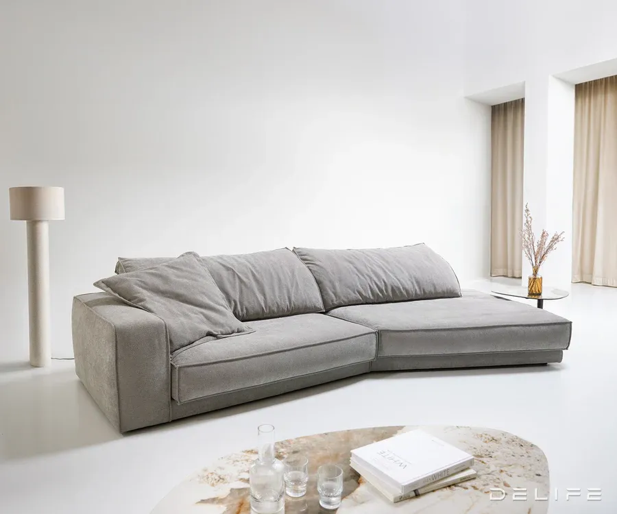 Sofa Snoosh 400x200cm, Materijal: Strukturirana tkanina - Čakovec, Čakovec-zapad