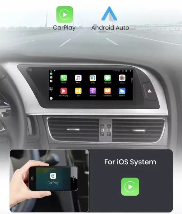 audi a5 q5 2017-2017 original multimedia android navigacija ekran 2din - slika 2