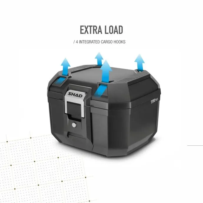 shad top case tr 41 crni - slika 2