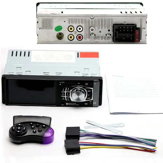 1din autoradio 4,1" usb mp3 aux sd - slika 3