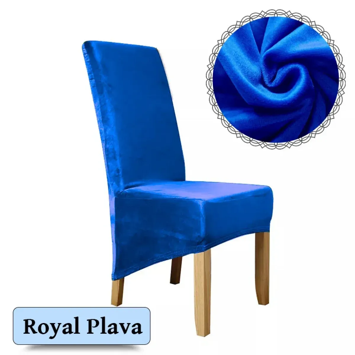 elegance - plišane navlake za stolice dugog naslona - premium dizajn - slika 11