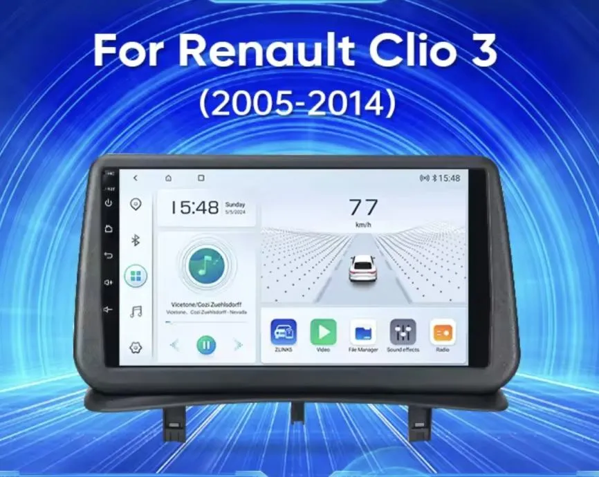 renault clio 3 2005-2014 original android 2din radio multimedija navi - slika 2