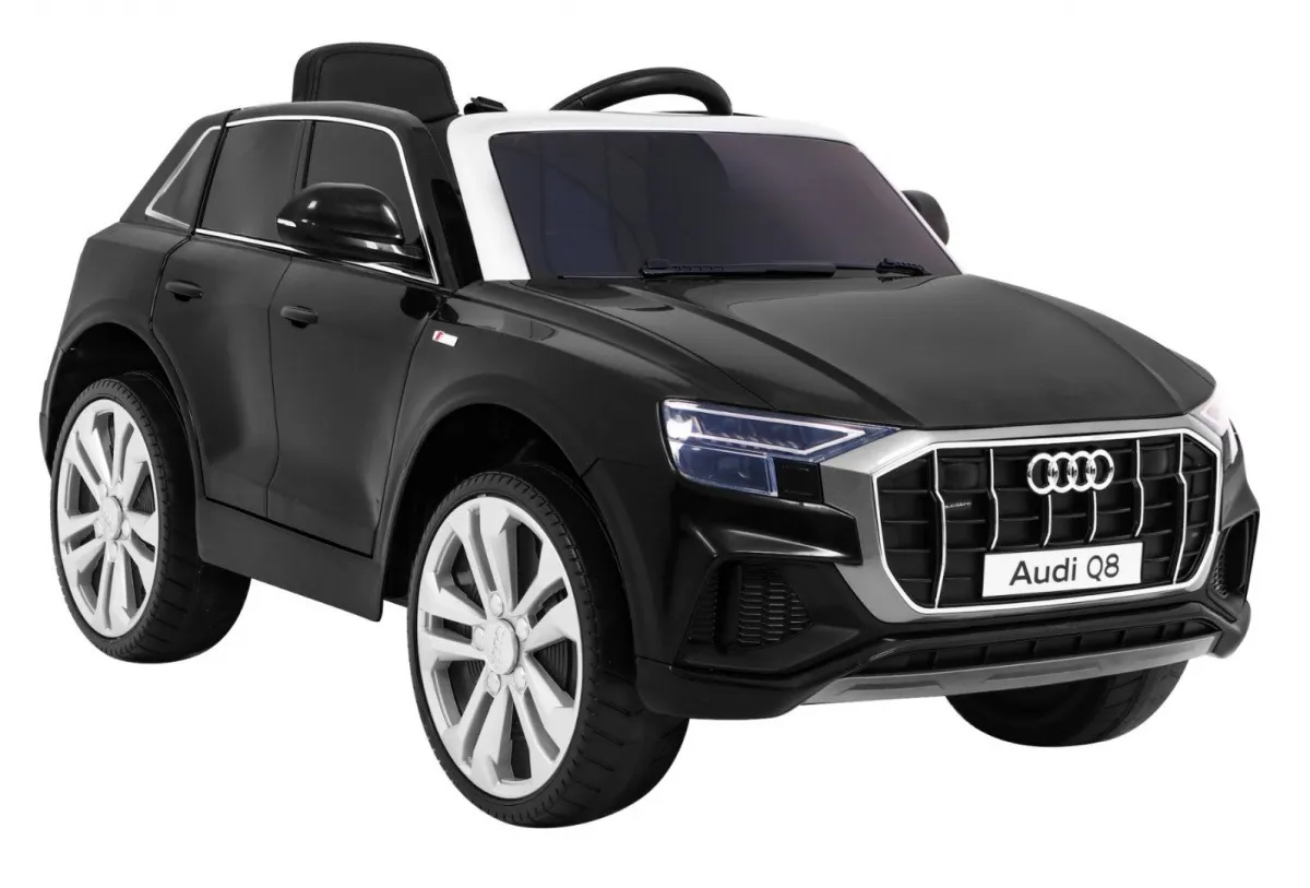 licencirani auto na akumulator audi q8 lift - crni - slika 7