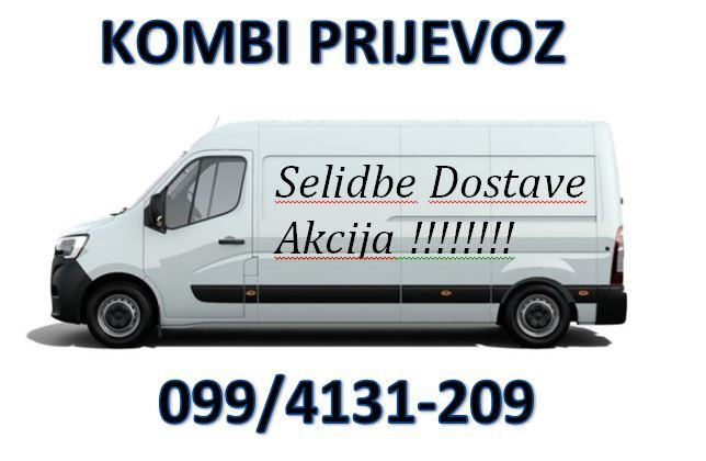 kombi prijevoz,dostava namještaja i selidbe zagreb 099/4131209 - slika 3