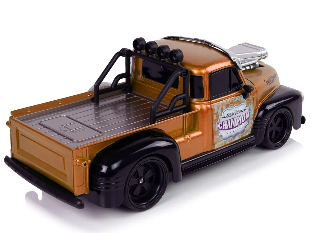 auto na daljinsko upravljanje 1:18 pick-up - smeđi - slika 5