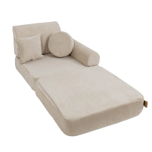 srednja modularna sofa za djecu - slimcord ecru - slika 3