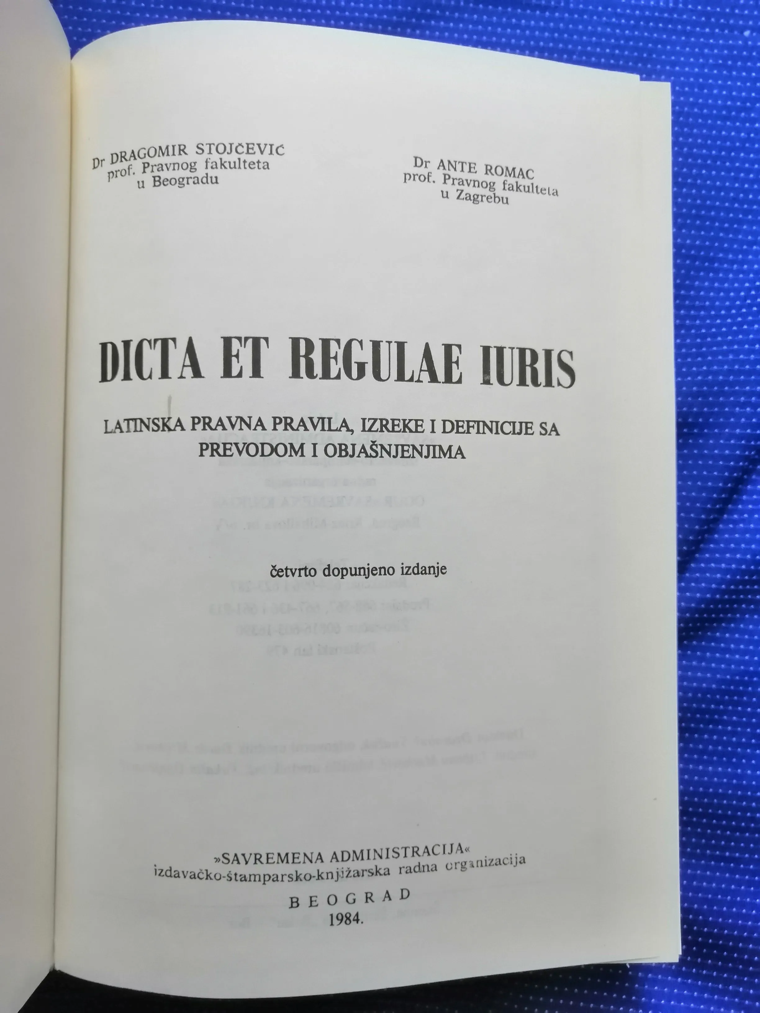 dragomir stojčevič i ante romac – dicta et regulae iuris - slika 4