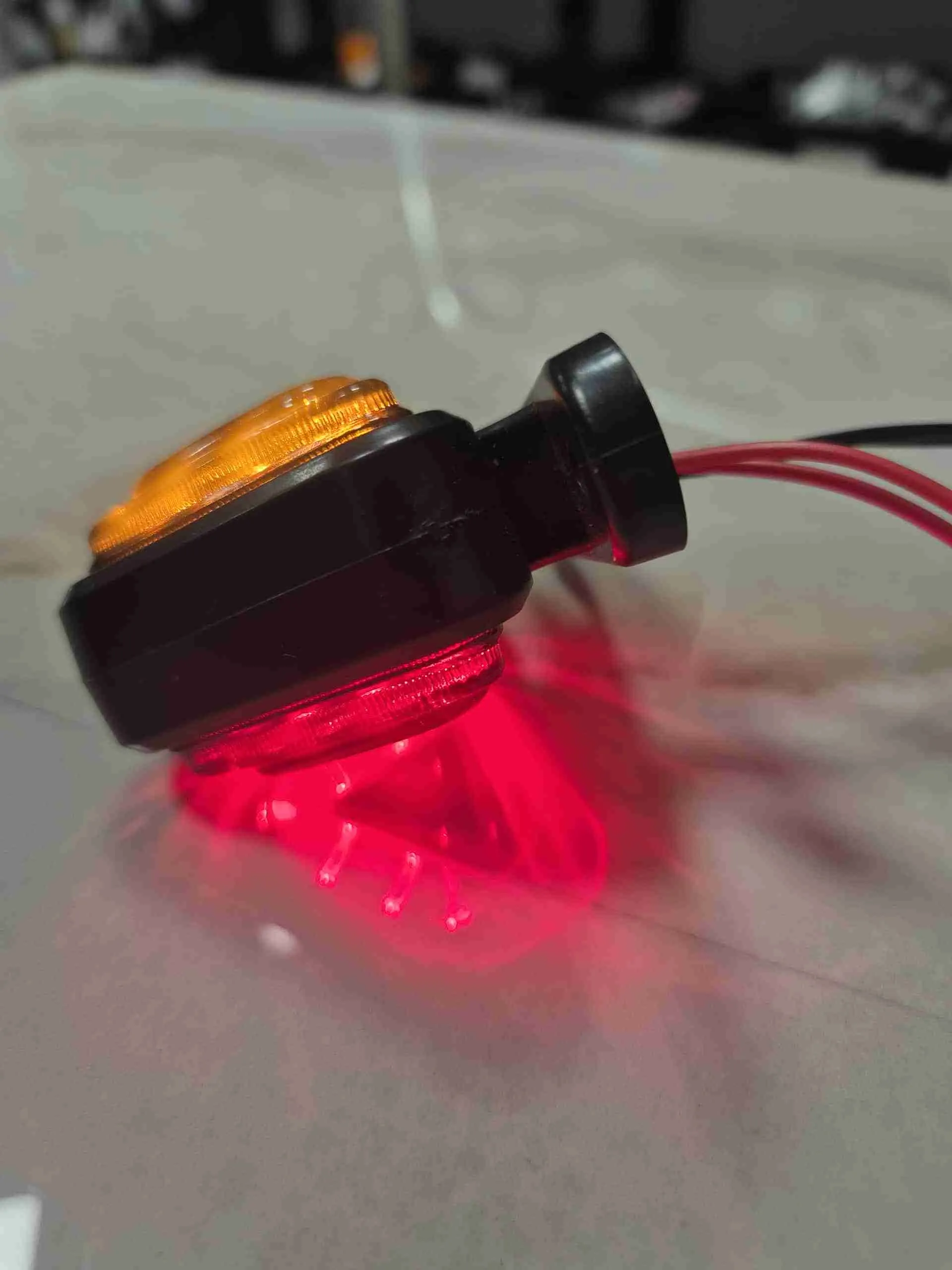 18LED LED mini LED mjerača trube tip 12 – 24V žuto-crvene - Vrbovec