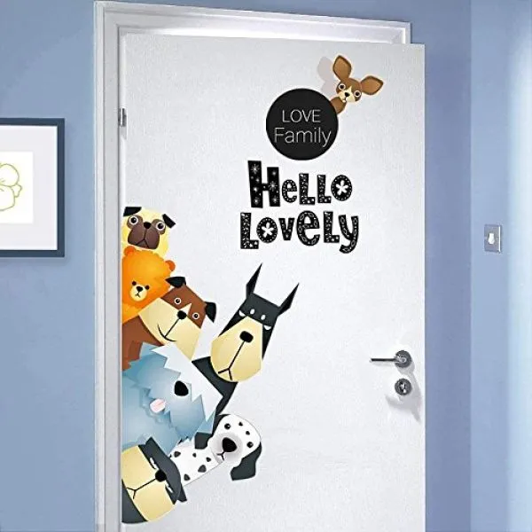 3D wall sticker Dogs dimenzije 70x50 cm - Zagreb, Novi Zagreb - istok