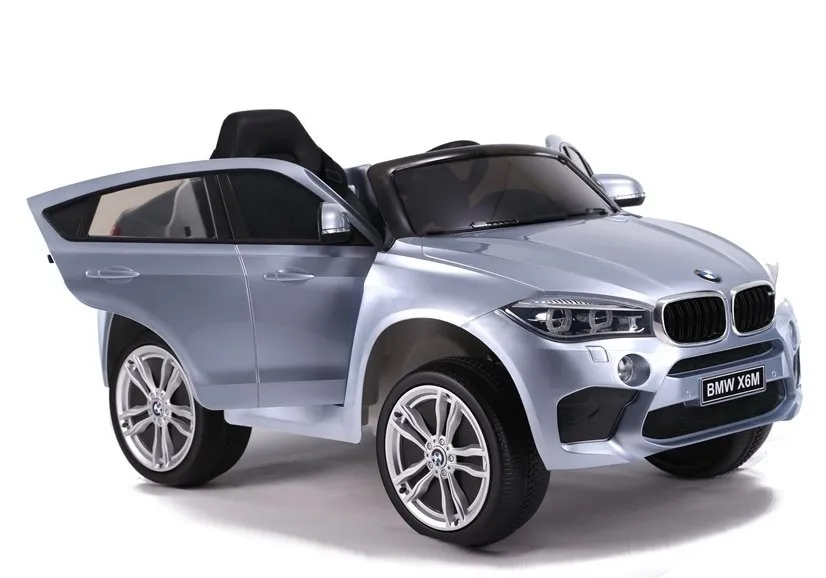 licencirani auto na akumulator bmw x6 - sivi/lakirani - slika 4