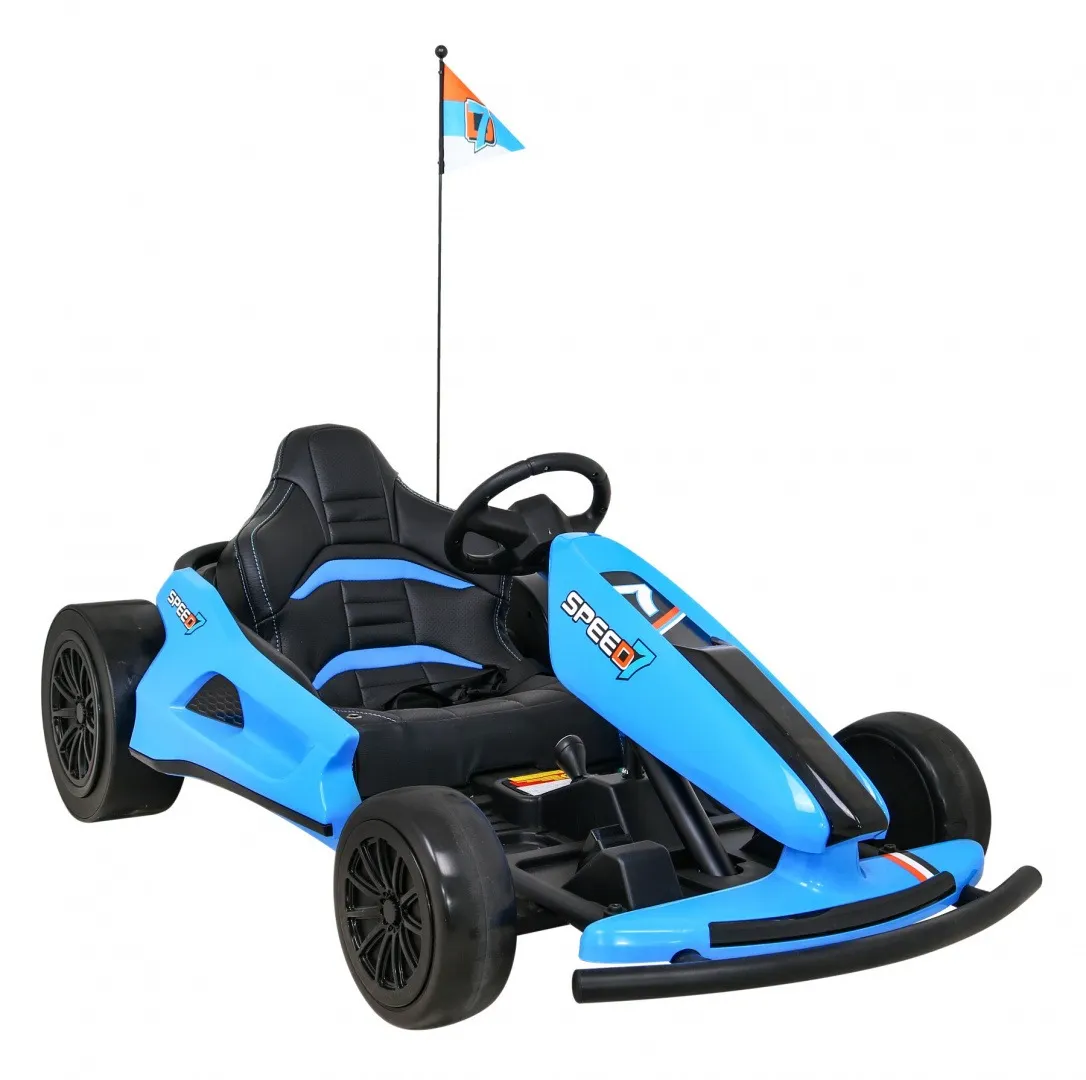 go-kart na akumulator speed 7 drift king - plavi - slika 4