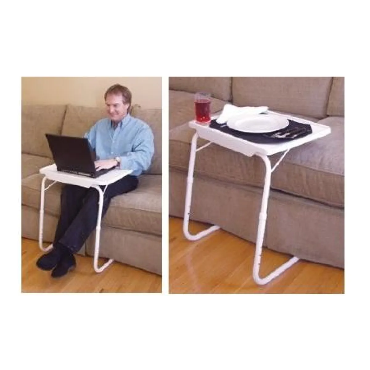 prijenosni multifunkcionalni stolić table mate - slika 4
