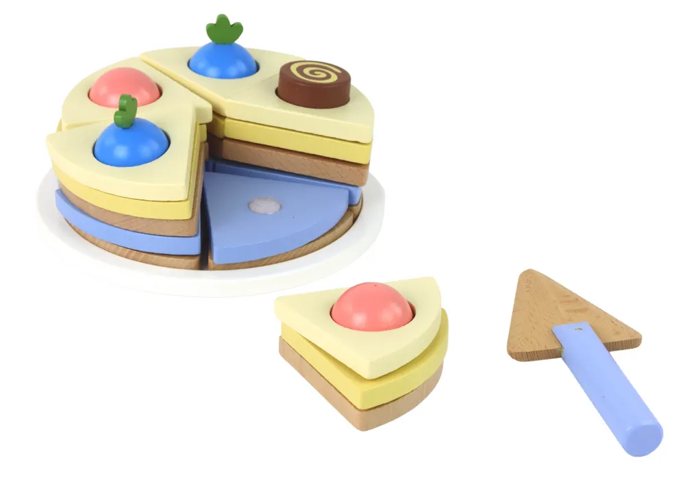 drveni kolač komadi torte - 8 komada. - slika 7
