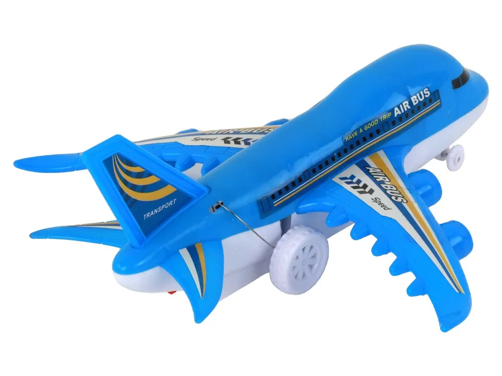 remote controlled airplane r/c lights blue diy - slika 4