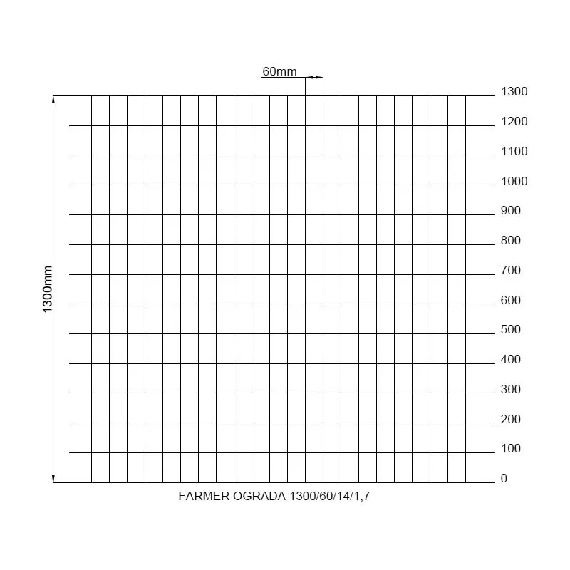 farmer pletivo extra 1300/60/13/1,6 25m - slika 2