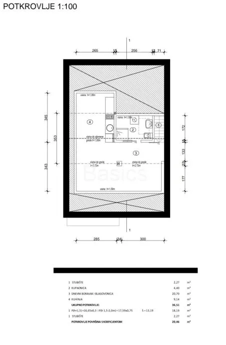 novalja - centar, 2etažni stan, 76 m2 (prodaja) - slika 12