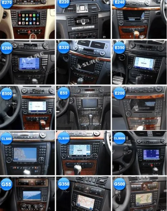 mercedes e cls klasa w211 original android multimedija - slika 8