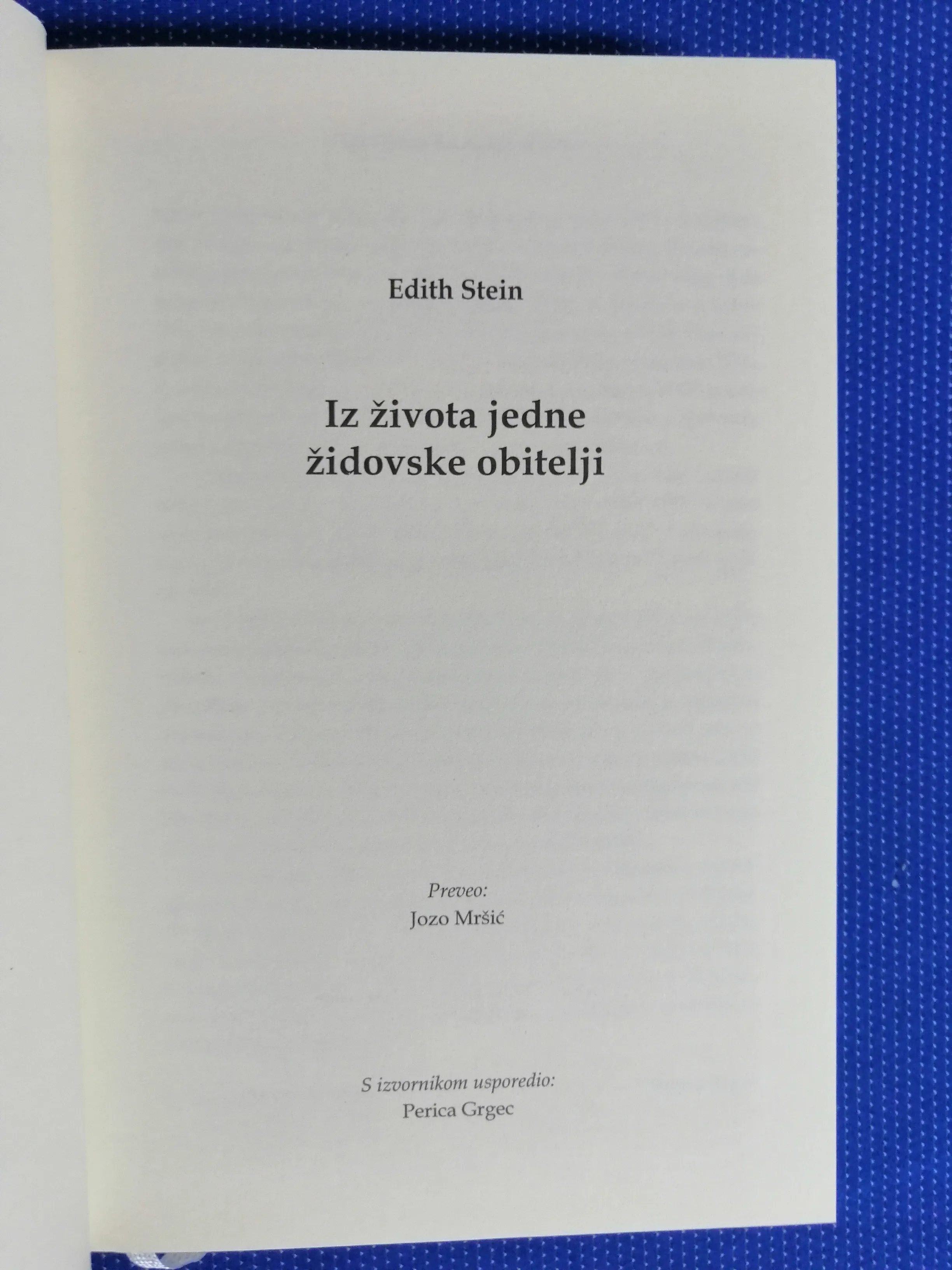 edith stein – iz života jedne židovske obitelji - slika 2