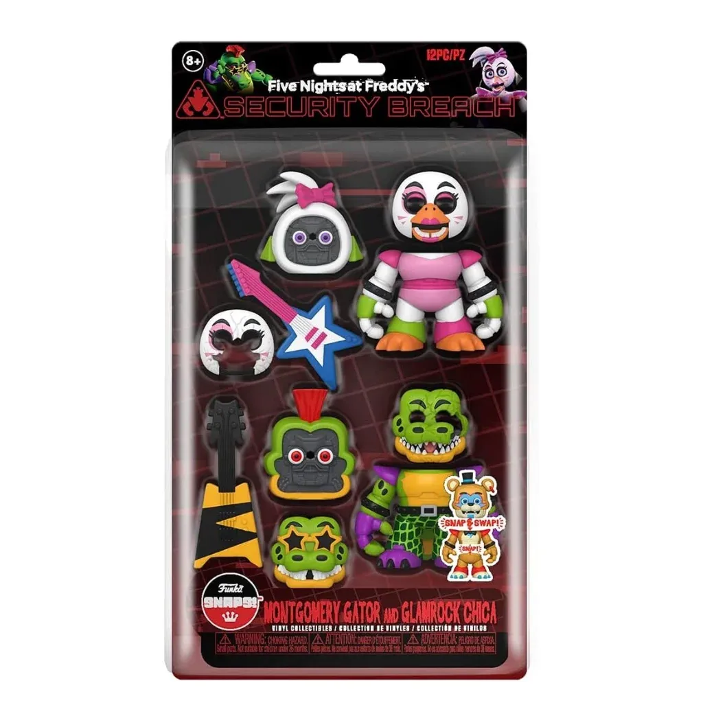 funko snaps!: fnaf – montgomery gator and glamrock chica - slika 4
