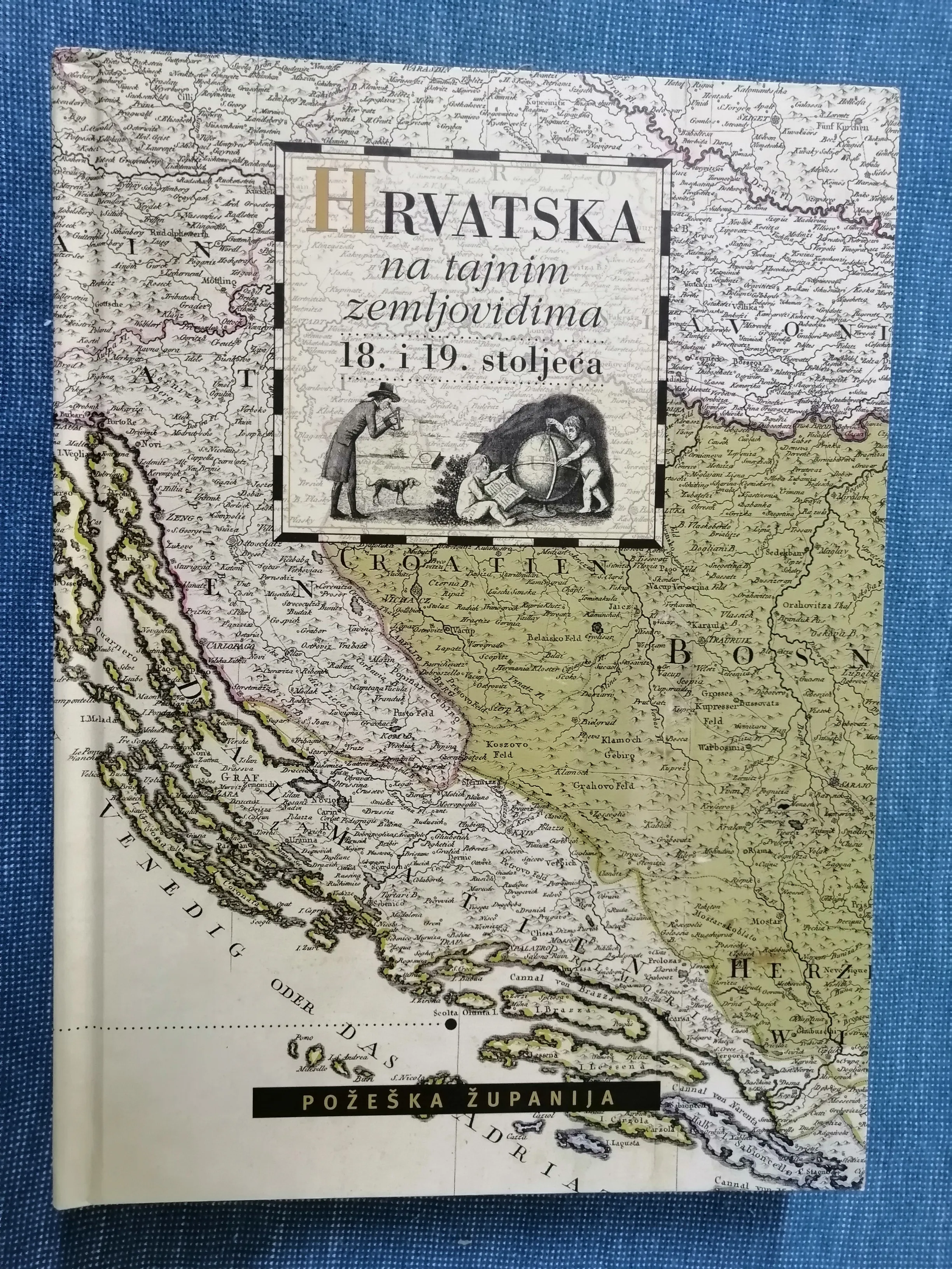 Hrvatska na tajnim zemljovidima 6. Požeška županija (B28) - Zagreb