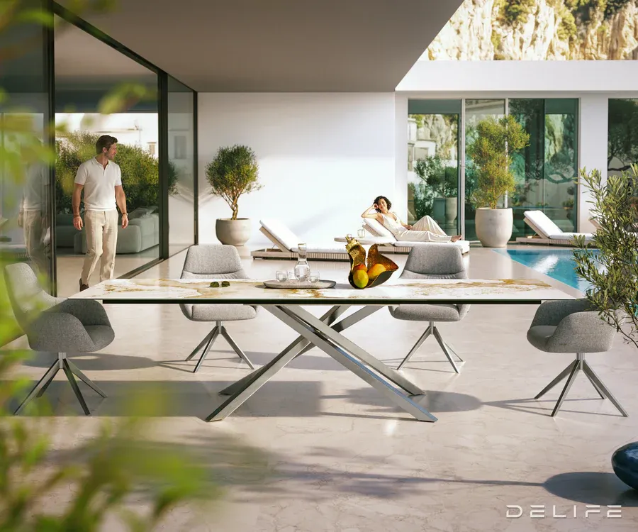 outdoor stol edge 300x100cm, materijal: keramika minas melange - slika 2
