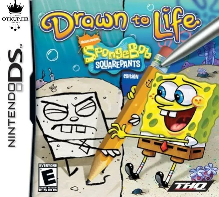 Nintendo Ds Igrica Drown To Life Spongebob / R1, Rate !! - Zagreb