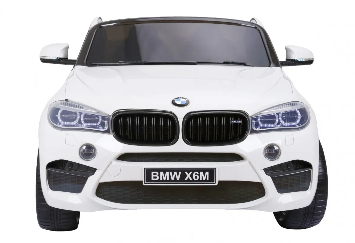 licencirani auto na akumulator bmw x6m xxl - dvosjed - bijeli - slika 13