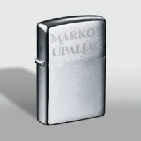 upaljač metalni s graviranom porukom - slika 2