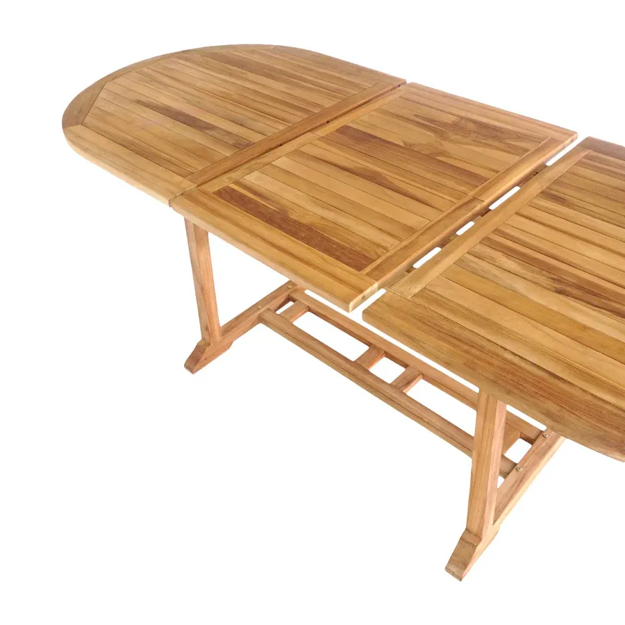 outdoor stol salamanca 180/240x90cm, materijal: tikovina - slika 3