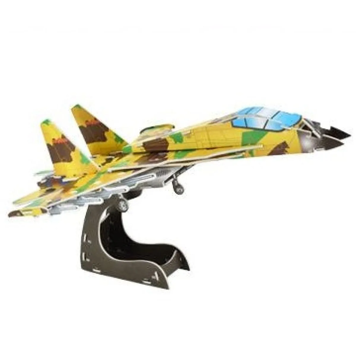 3d dječje puzzle - avion fighter - slika 2