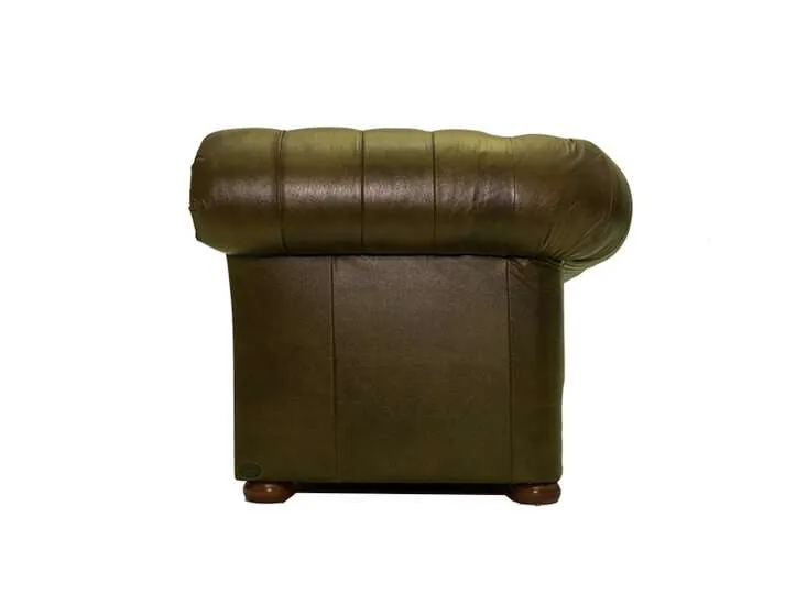 chesterfield kutna garnitura first class leather | moss green - slika 2
