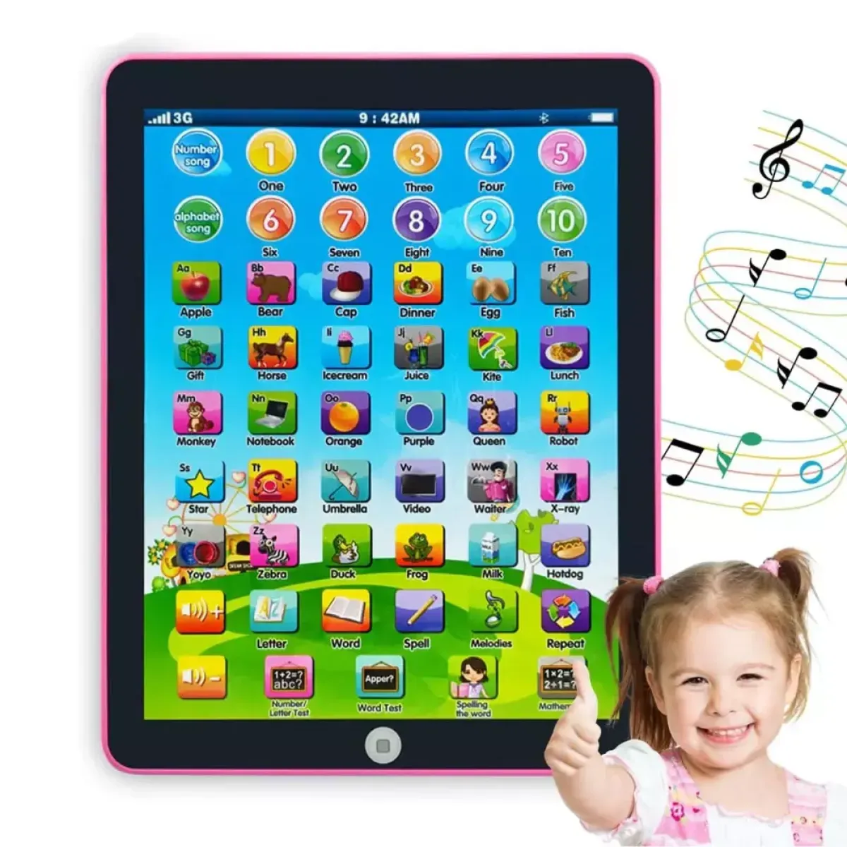 edukativni dječji tablet – interaktivna igračka za učenje i zabavu - slika 2