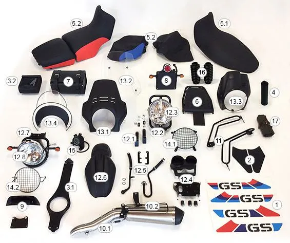 unit garage kit bmw 850 gs/1150 gs - slika 2