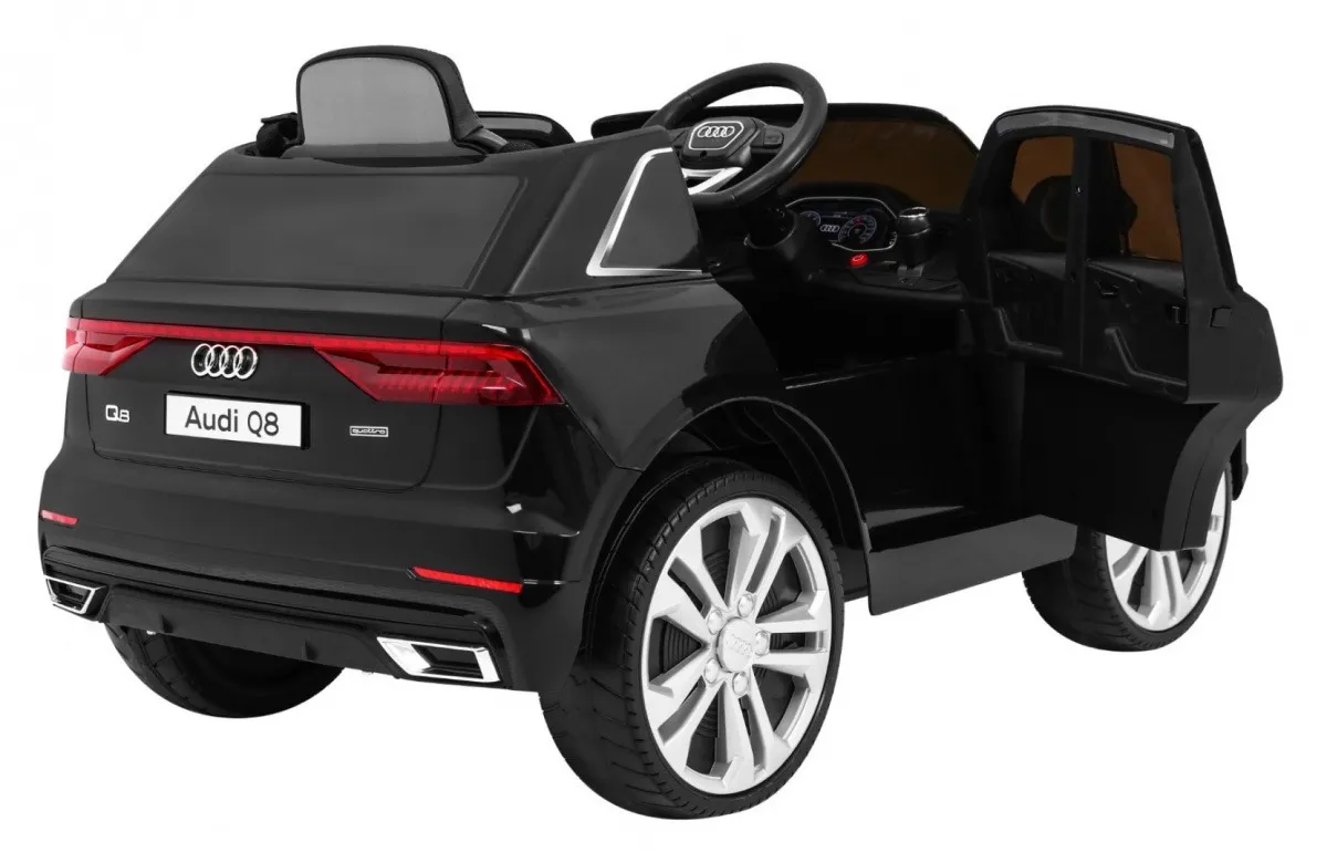 licencirani auto na akumulator audi q8 lift - crni - slika 6