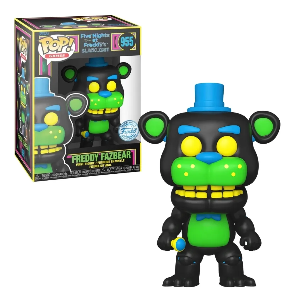 funko pop! games: five nights at freddy’s – freddy (blacklight) #955 - slika 3