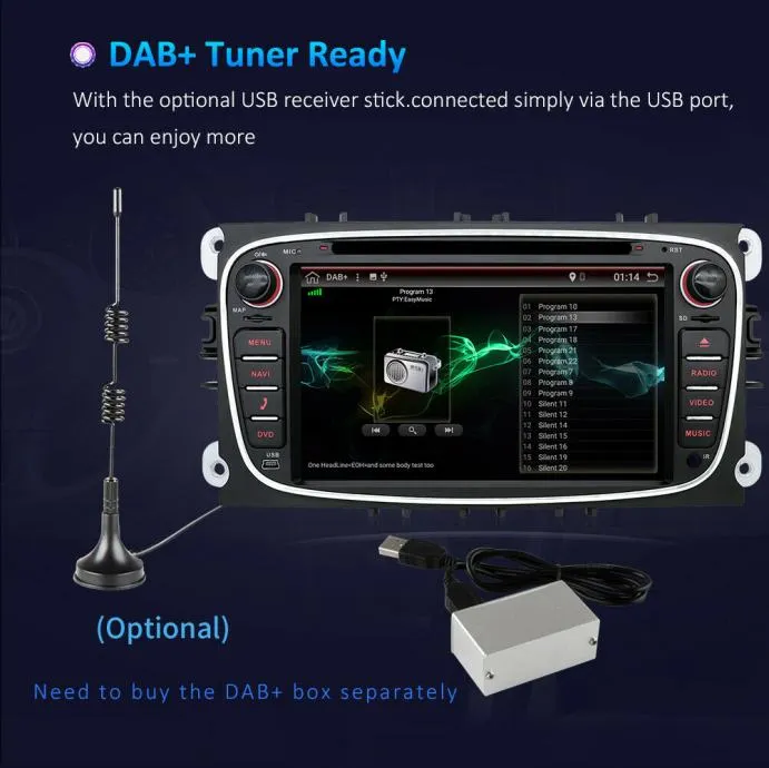 ford focus 2008 - 2011 navigacija original 2din radio - slika 14
