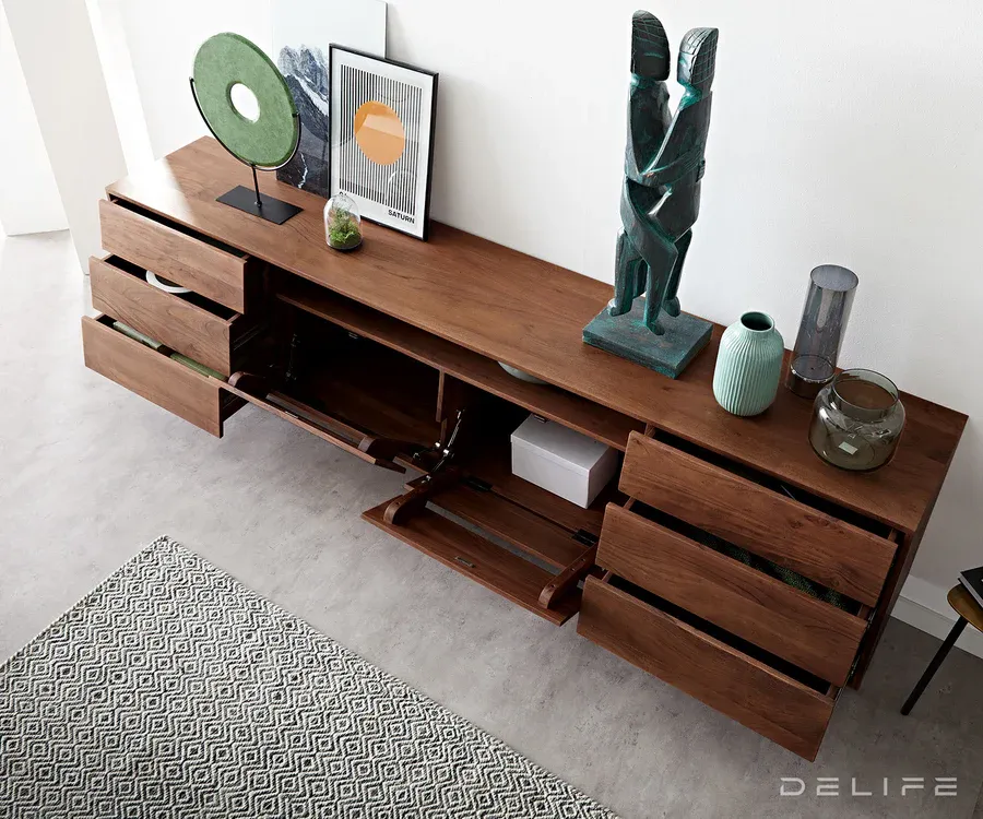 komoda eloi 240x40cm, materijal: bagrem - slika 4