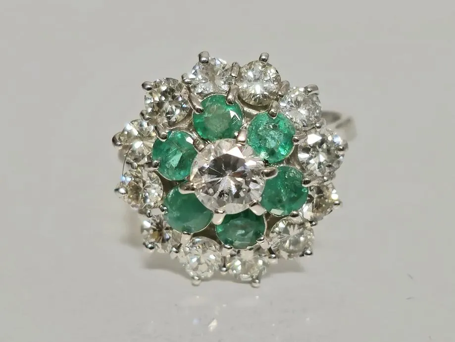 zlatni prsten s dijamantima cca 1,7ct / r1, rate ! - slika 3