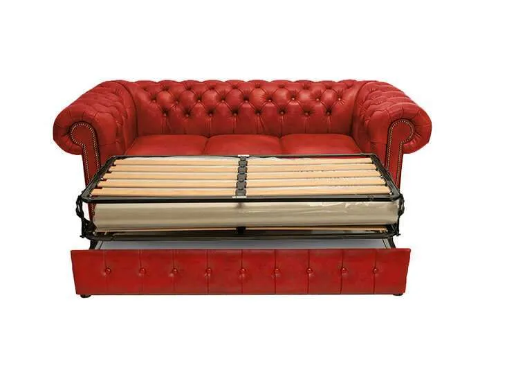 chesterfield trosjed ležaj class leather | 3-sjedišta - slika 2