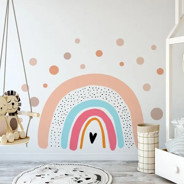 Zidna naljepnica Creative cartoon rainbow - Zagreb, Novi Zagreb - istok