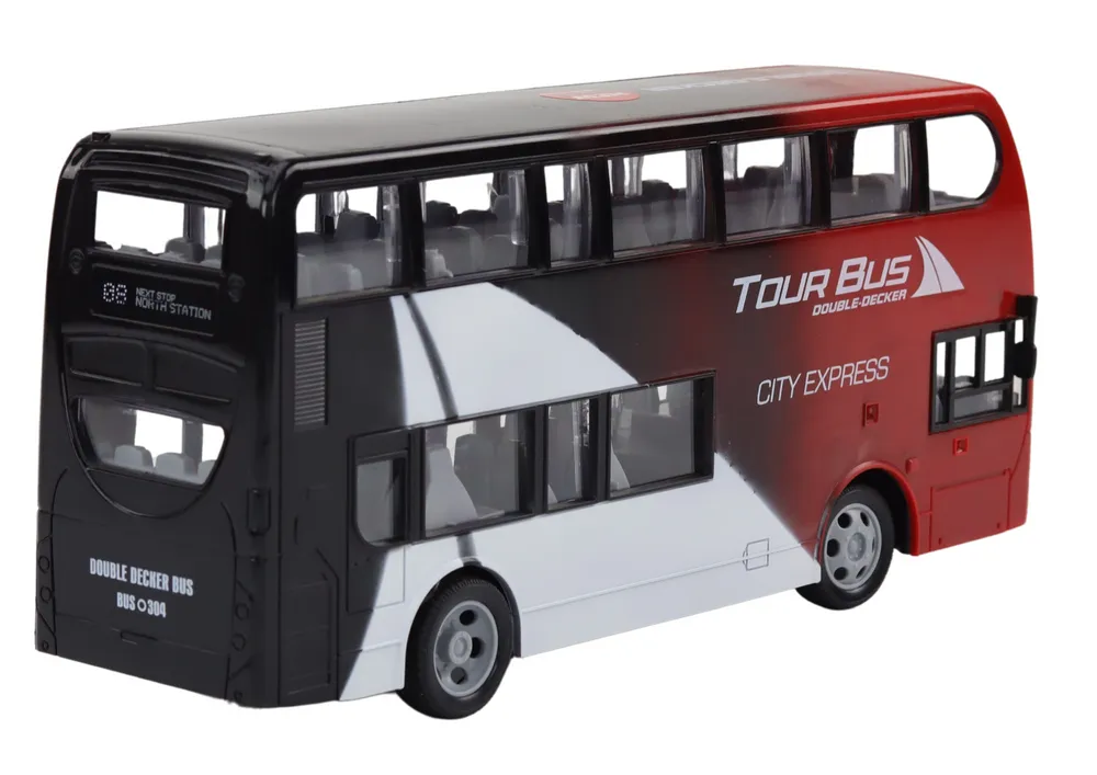 double decker bus remote controlled rc lights - slika 3