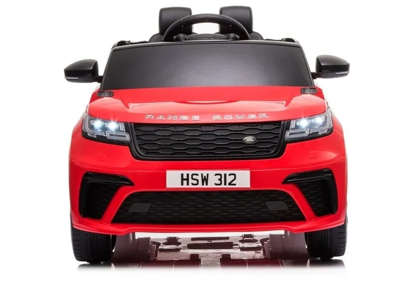 licencirani auto na akumulator range rover - crveni/lakirani - slika 2