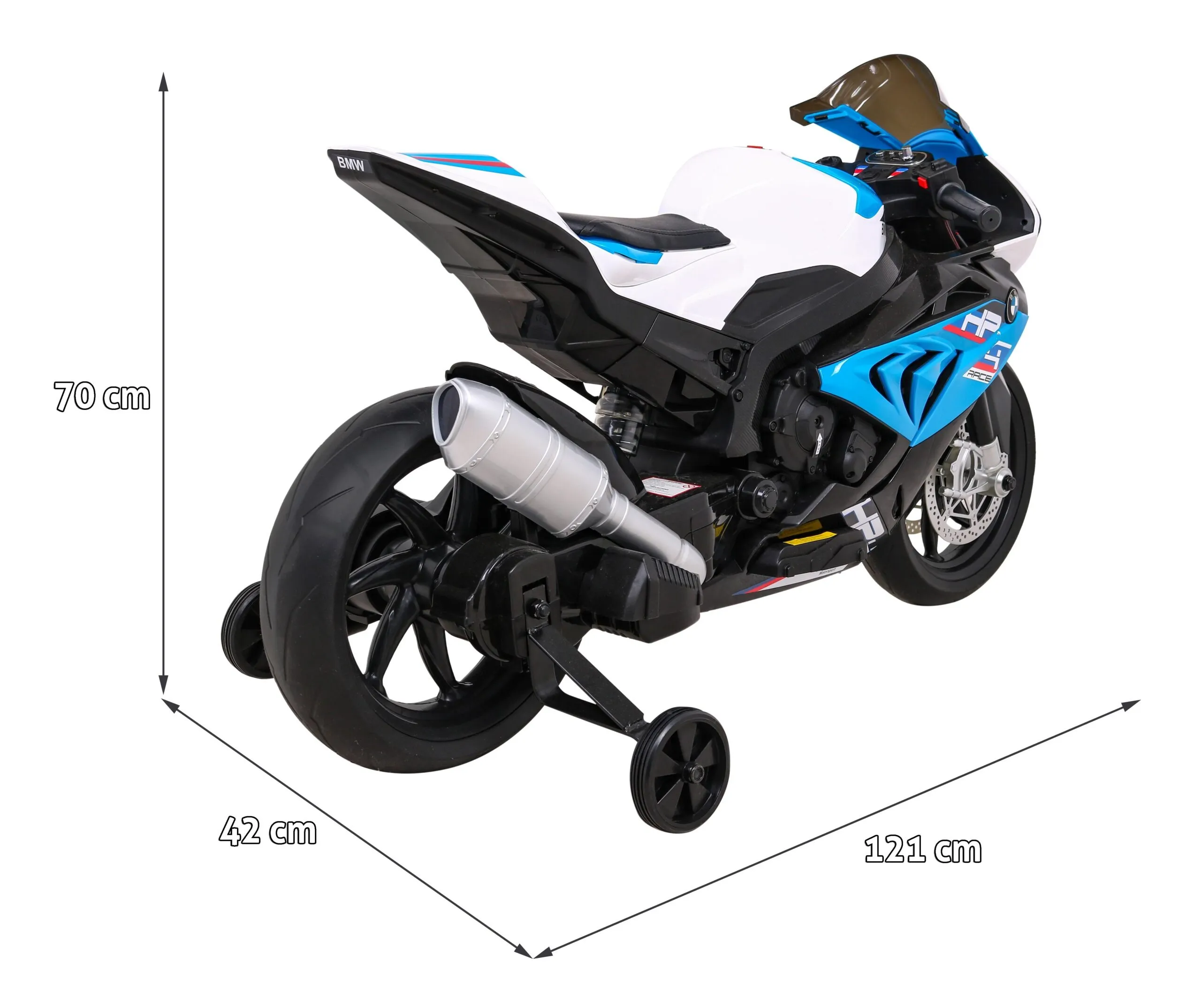 licencirani motor na akumulator bmw hp4 - plavi - slika 8