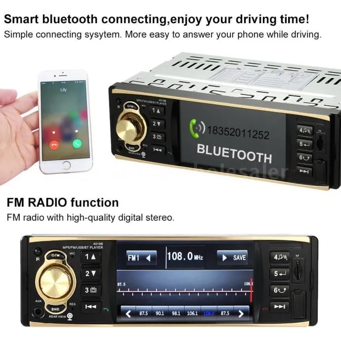 1din auto radio s kontrolama na volanu - slika 3
