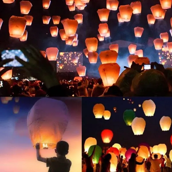 (pak 5kom) japanski wish baloni! lampion želja - slika 7